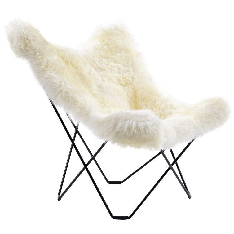 White discount butterfly chair